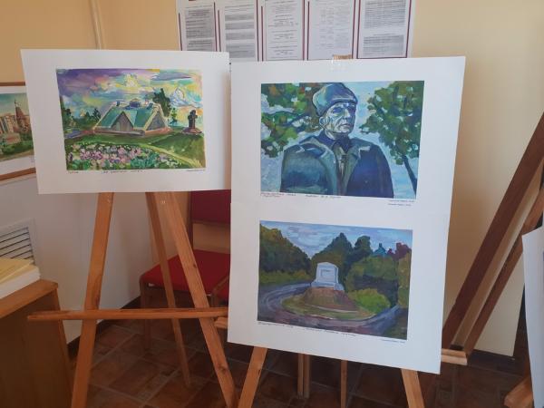 Выставка белорусов Дона «Священные поля Отечества в рисунках детей» в Турове