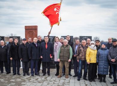 Руководители Краснодарского регионального отделения Союза армян России приняли участие в мероприятиях, посвящённых освобождению Брюховецкого района от немецко-фашистских захватчиков