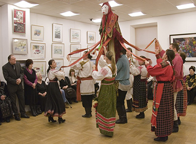 Празднование Масленицы в Московском доме национальностей