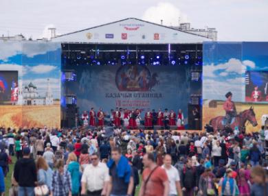 В столице прошел VII Международный фестиваль «Казачья станица Москва»