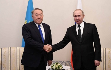 Нурсултан Назарбаев посетил Россию