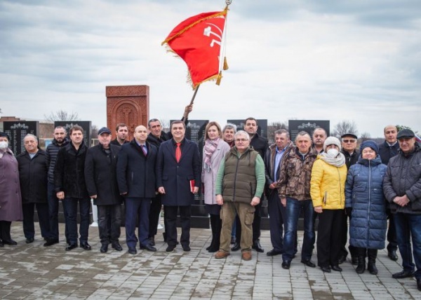 Руководители Краснодарского регионального отделения Союза армян России приняли участие в мероприятиях, посвящённых освобождению Брюховецкого района от немецко-фашистских захватчиков