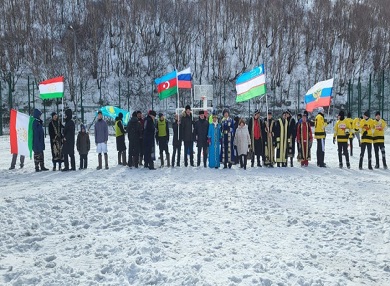 Народы Камчатки сыграли в мини-футбол на льду