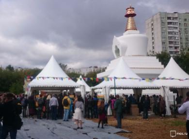 В Москве открыта первая буддийская Ступа Просветления